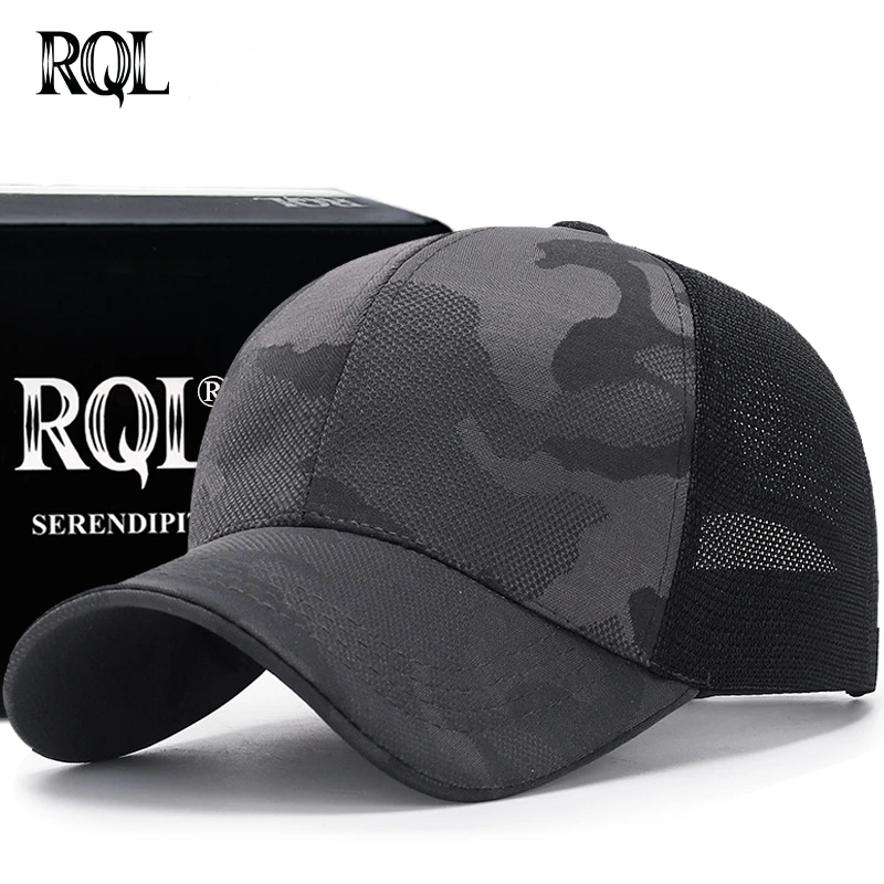 Men's Hat Baseball Cap 2022 Summer Sun Hat Camouflage Breathable Sports Hat Fashion Designer Brand Hip Hop Trucker Hat Male Hip