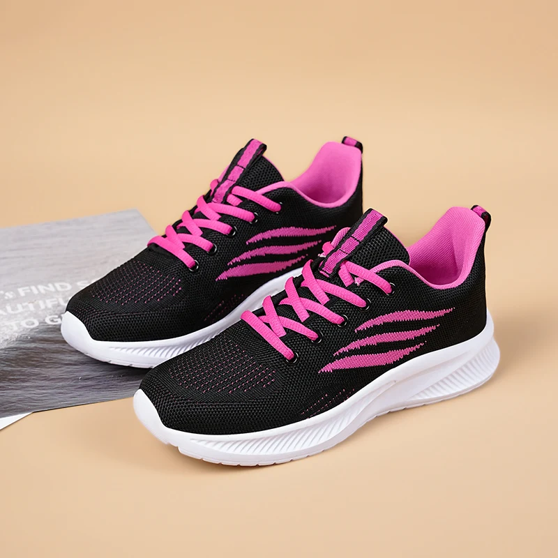 New Casual Sneakers Women's Shockproof Breathable Light Mesh Running Shoes Female Gym Outdoor Jogging Vulcanized Sports Shoes