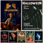 Американские фильмы ужасов, Хэллоуин, персонажи Майкла Майерса, подарки, плакаты и принты, Картина на холсте, настенные картины, украшение для дома