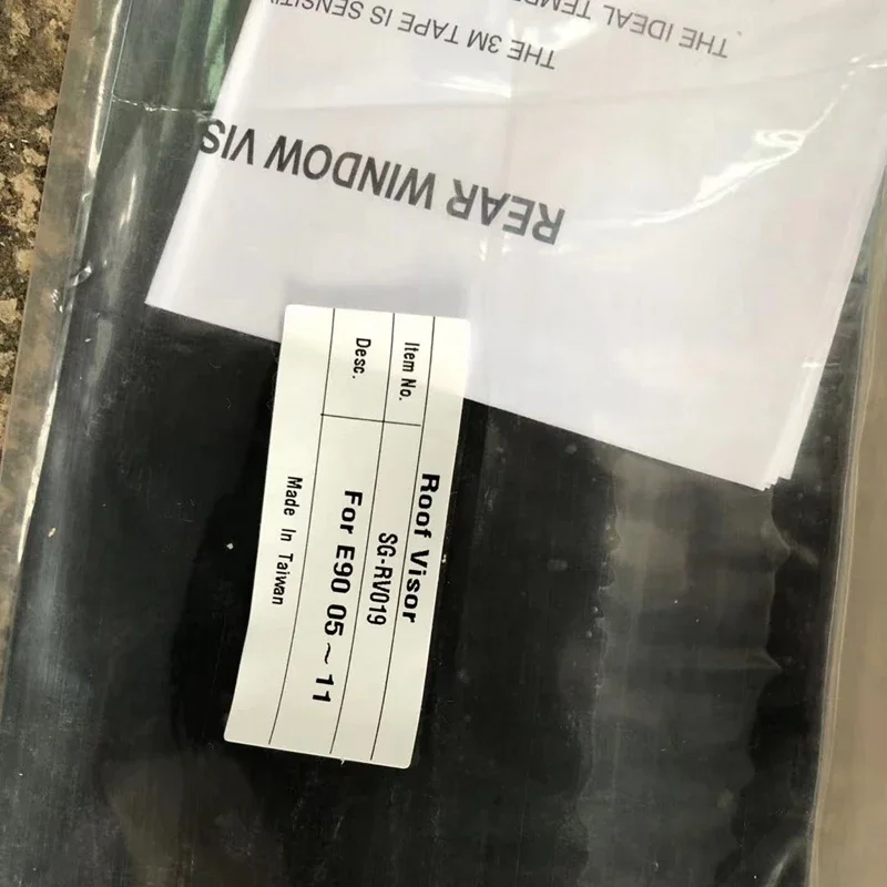 Спойлер на заднее окно для BMW E90 козырек 4dr 2005-2011