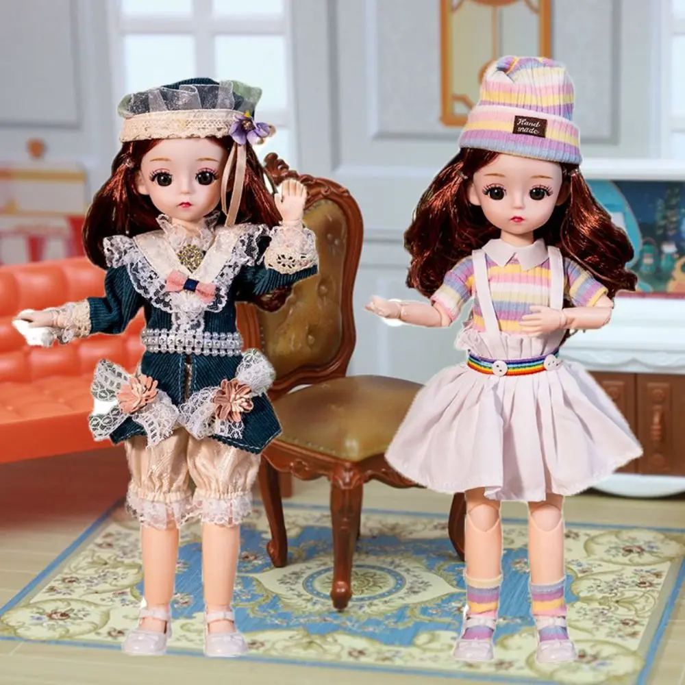 Подвижная кукла принцессы BJD с большими глазами корейский макияж сделай сам 30 см