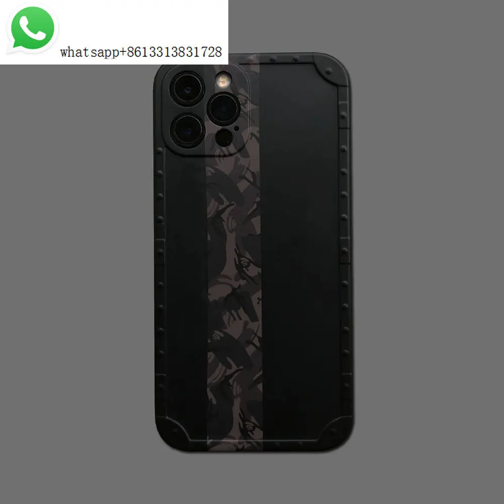 

For iphone 13promax 12 11 x series personalized creative luxury brand color matching all-inclusive fall-proof phone case