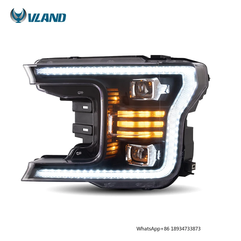 VLAND полностью светодиодные передние фары Lobo автомобильные в сборе 2018 2019 2020