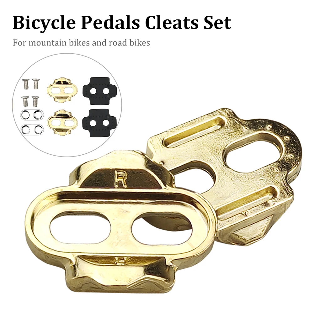 

Bicycle Pedal Cleats Set Mountain Bike Pedals Locking Plate For Eggbeater Bike Locking Pedal Plate Adapter Cycling Accessories