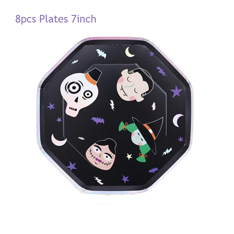 

Одноразовый набор посуды для Хэллоуина