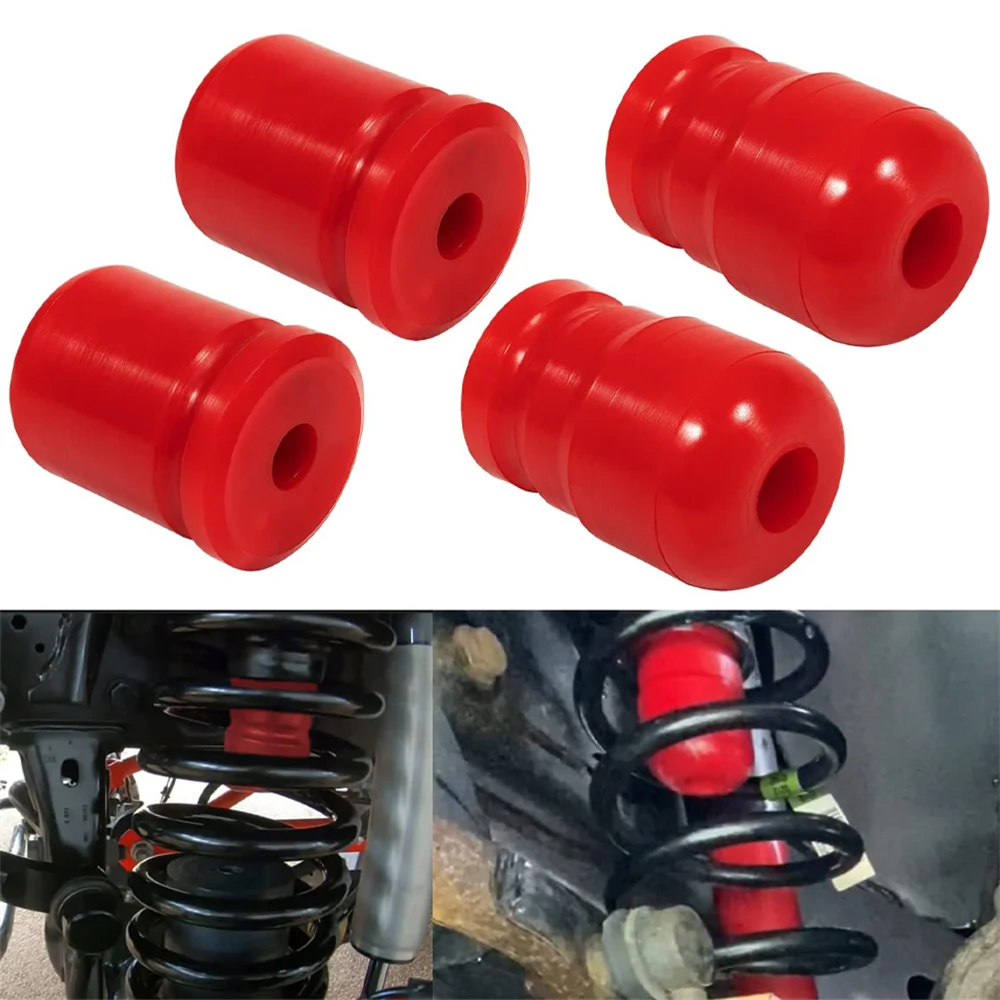 

ANX 4pcs/set 1-1303 & 1-1304 Polyurethane Bump Stops Kit for Jeep Wrangler JK JKU 2007-2018 Included Front Stop and Rear Stop