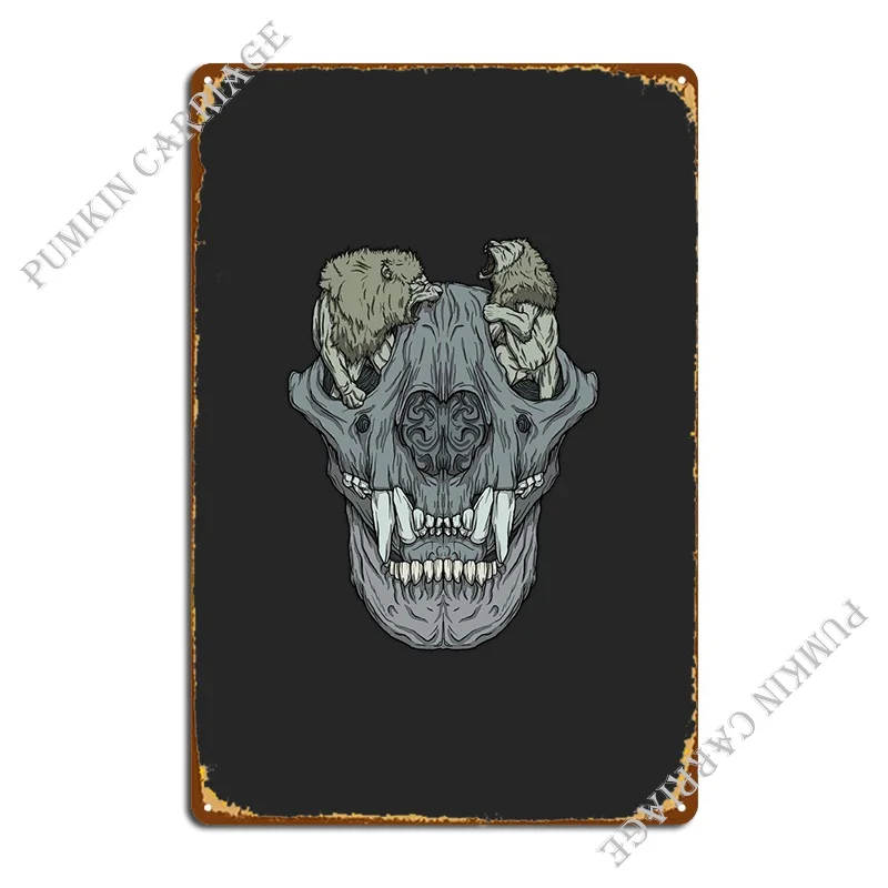 

Lions Fight Metal Sign Garage Garage Decoration Garage Designer Tin Sign Poster