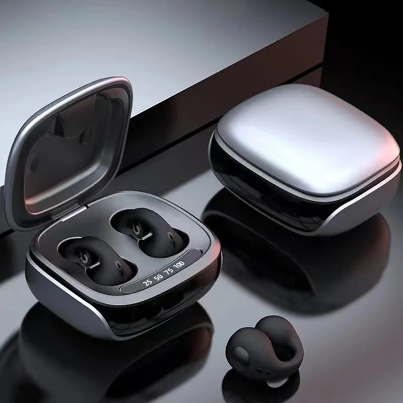 

Dynamic update clip ear sports BT headset air conduction TWS wireless with digital display game earplugs HIFI