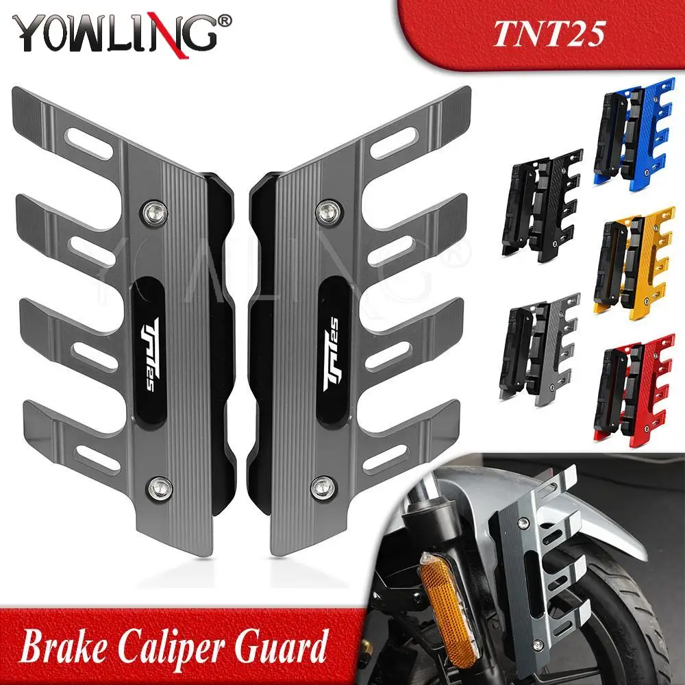 

Motorcycle Accessories CNC Aluminum Front Fork Brake Caliper Protector Fender Guard Anti-fall Slider For Benelli TNT25 TNT 25