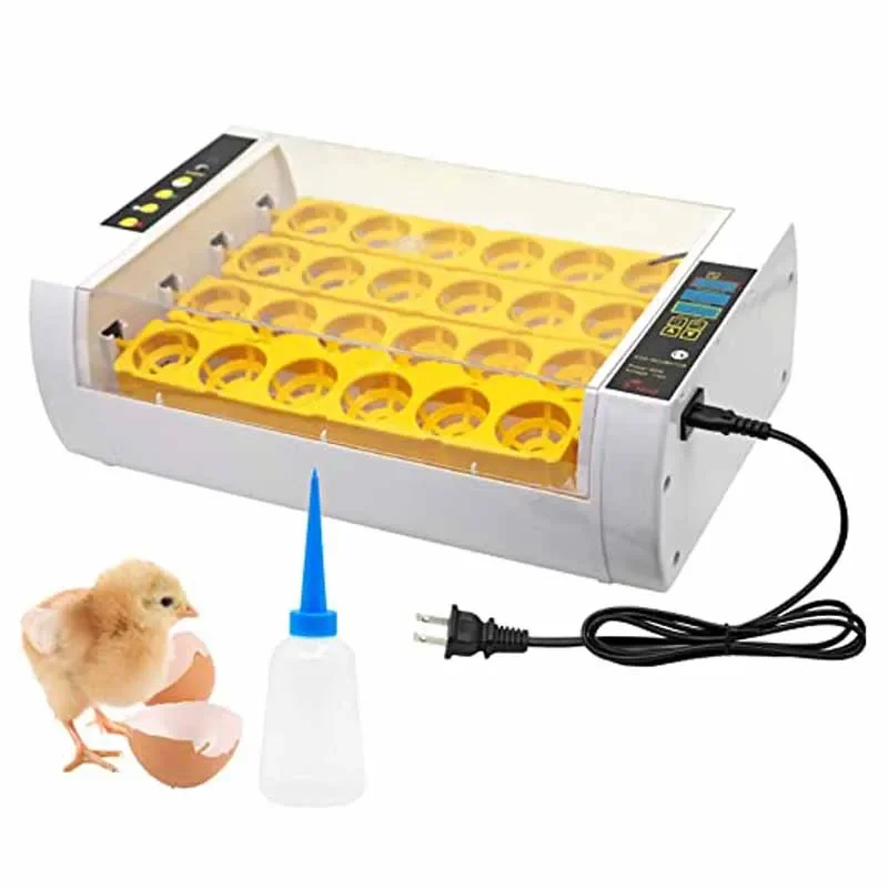 Полностью автоматический инкубатор для 24 яиц с высокой степенью инкубации