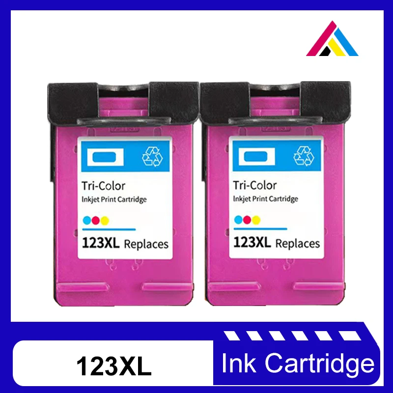 

CSD Replace for hp123 123XL ink cartridge for hp 123 Deskjet 1110 1111 1112 2130 2132 2133 2134 3630 3632 3637 3638 Printer