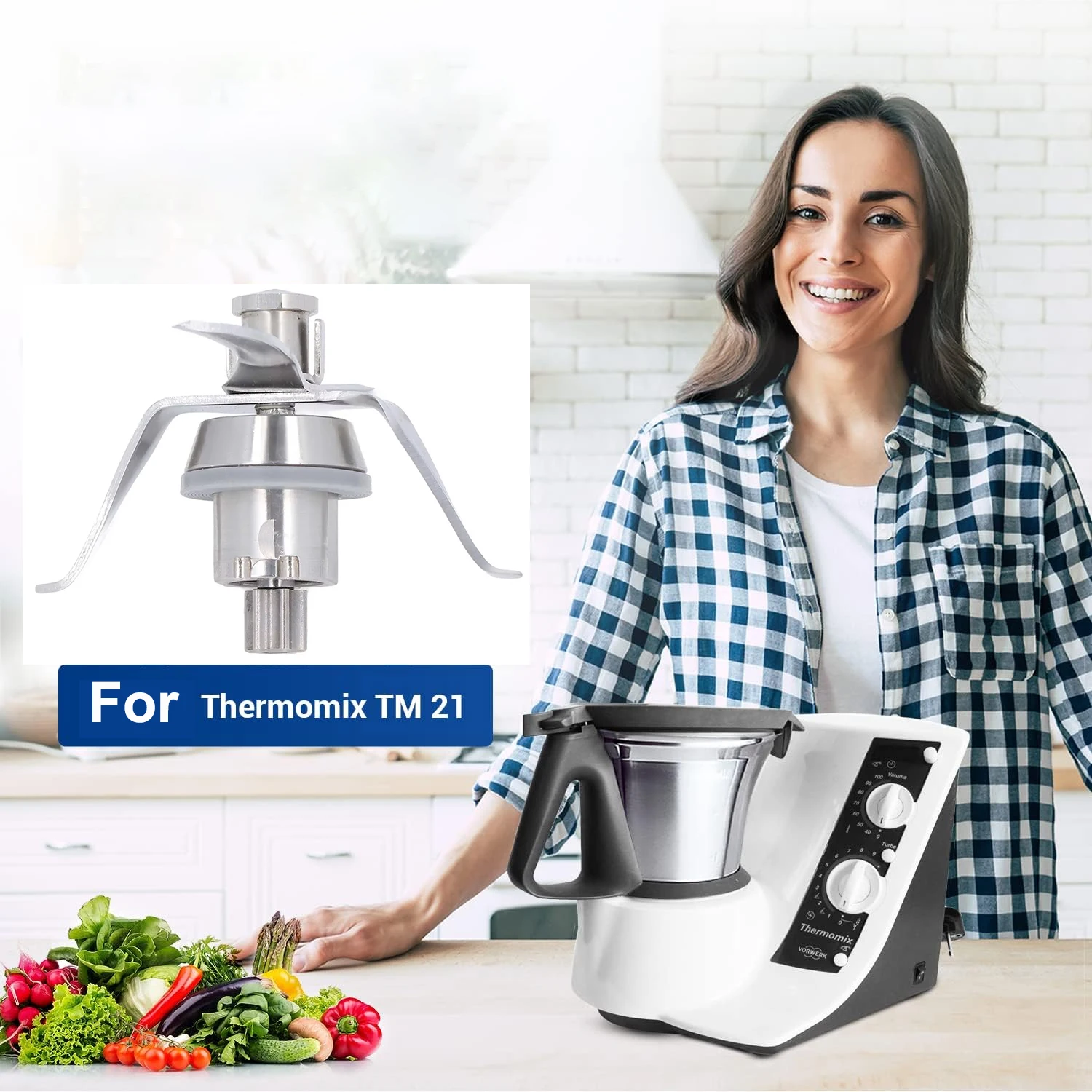 

Лезвие для блендера Vorwerk Thermomix TM21 из нержавеющей стали