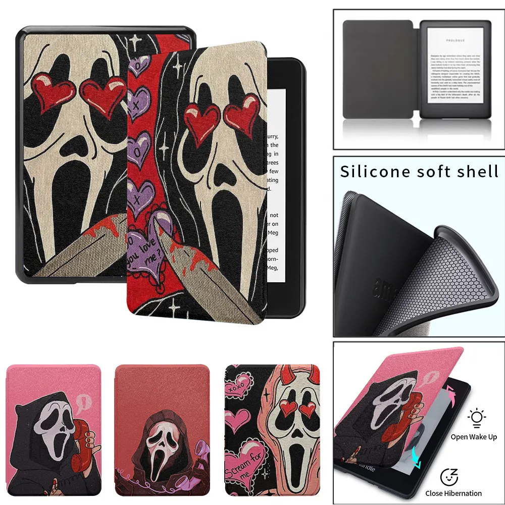 Мягкий силиконовый чехол с забавными рисунками kindle paperwhite1th 2th 3th 4th 5th 2021 11th 8th generation