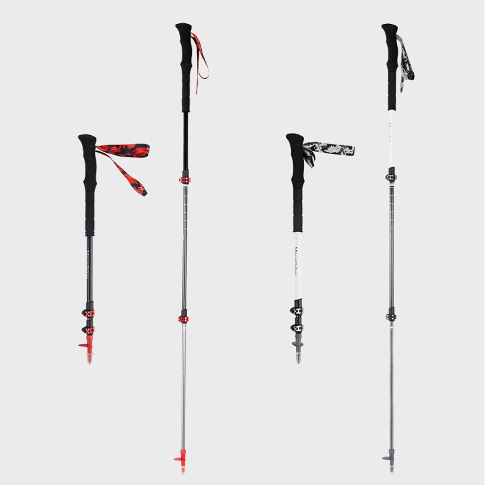 

Outdoor Lightweight Aluminum Alloy Trekking Poles Multi-Function Telescopic Sticks Hiking Walking Trekking Poles Elderly Crutch
