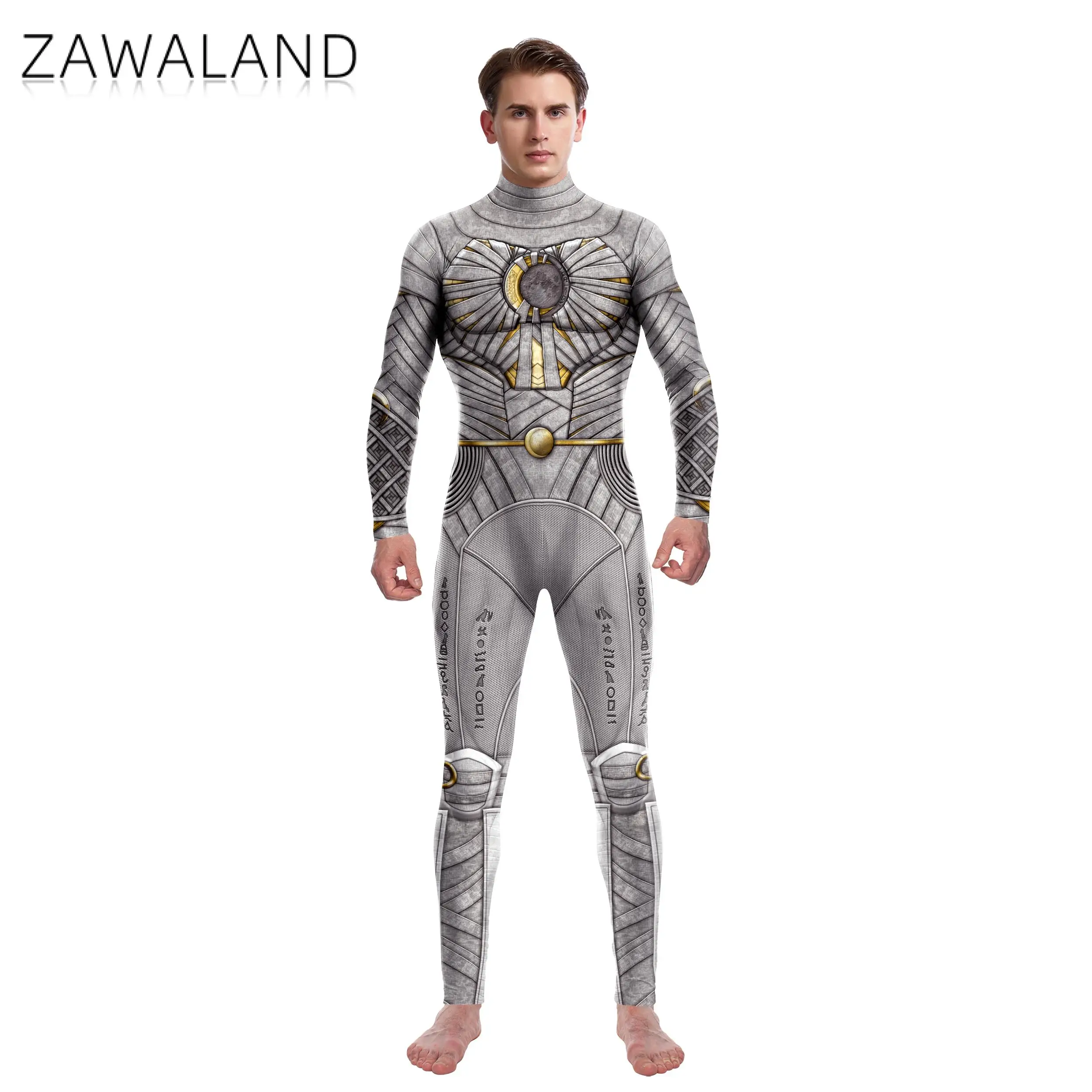 

Костюм супергероя Zawaland Zentai Moon с 3D принтом для мужчин