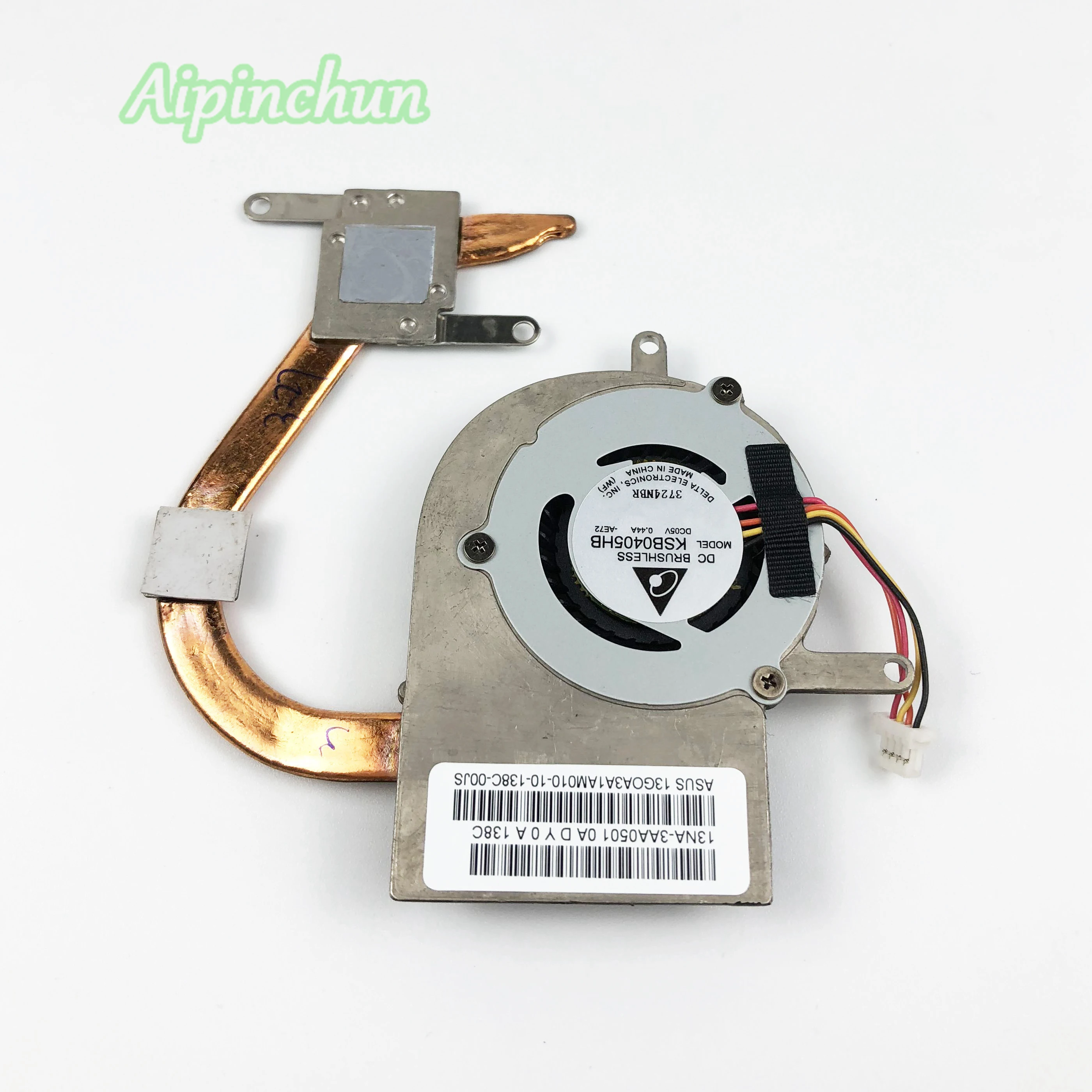 Кулер для ноутбука с радиатором для Asus Eee PC 1015B 1015T 1015P 1015PN, AMD KSB0405HB AE72