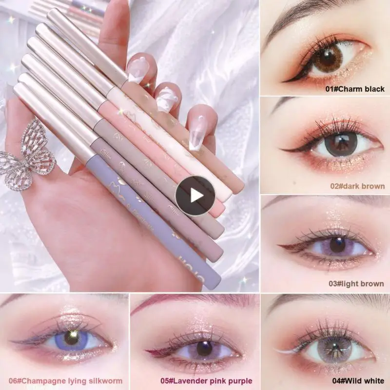 

Sparkling Eyes Waterproof Eyeliner Pencil Not Easy Smudge Eyeliner Eyeliner Pen Soft Smooth Eye Liner Colorful Eyeliner