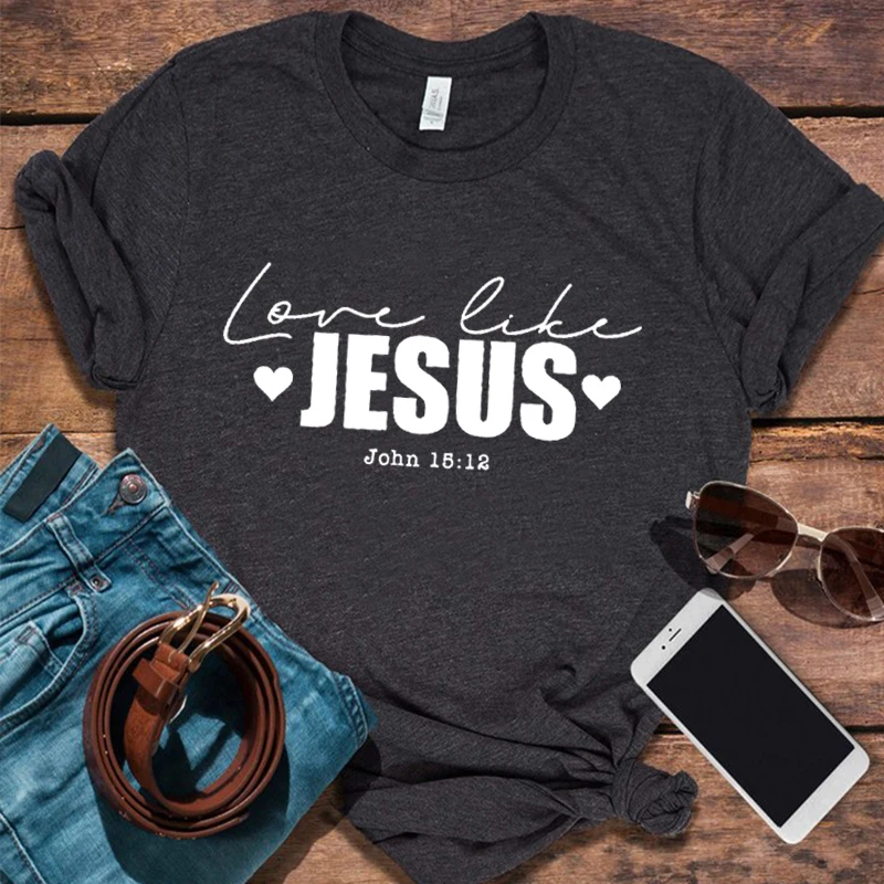 

Love Like Jesus T-shirt Dear Person Behind Me Christian Shirt Jesus Love You Beyond Measure Clothes Gift for Her Tshirt