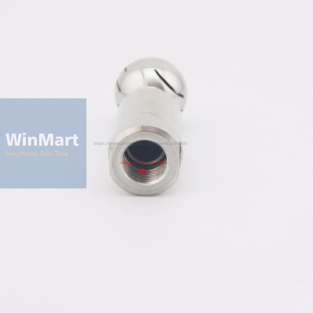 3/4&quot BSP DN20 Female Thread 304 Stainless Steel Sanitary Rotary Spray Ball Tank Cleaning