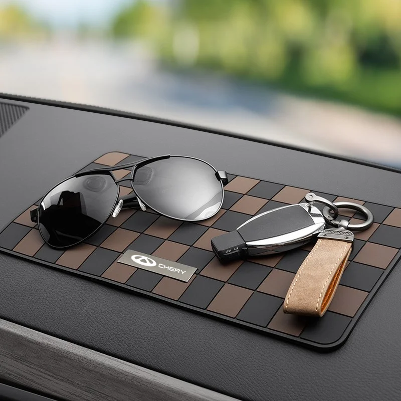 Нескользящий коврик для Kia chery2 автомобильный силиконовый салона приборной