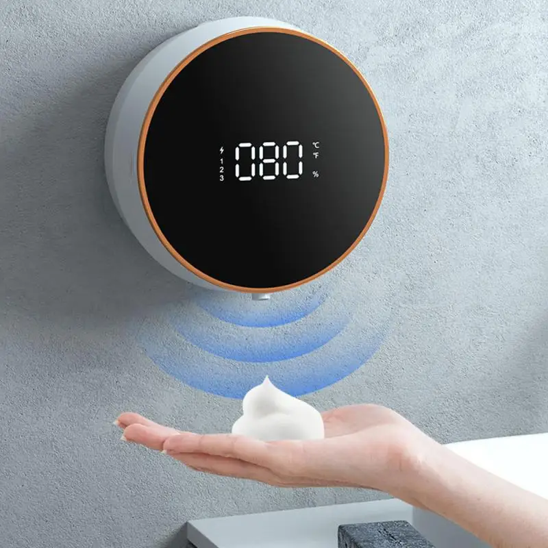 

Liquid Foam Soap Dispenser Infrared Automatic Hand Washer Intelligent Induction Foaming Machine for Kitchen Bathroom Dispenser