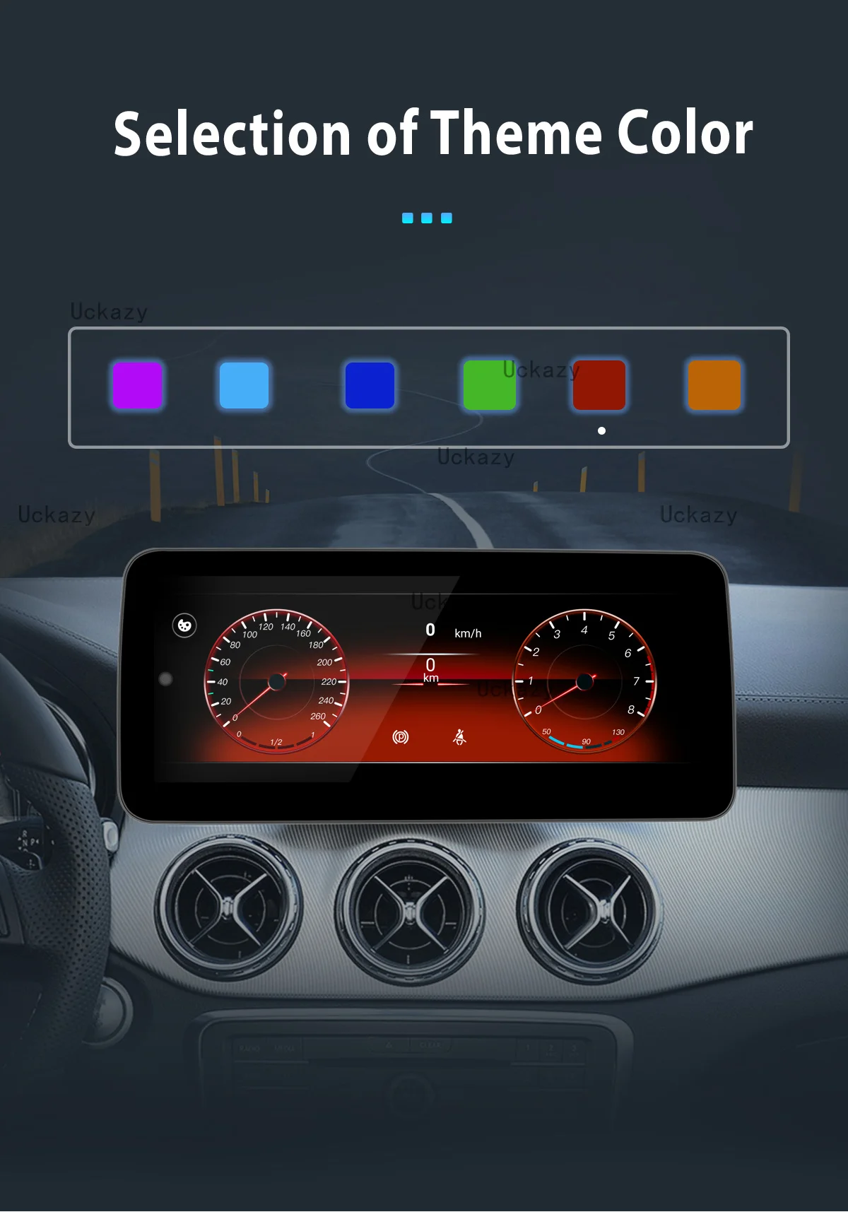 Android 13 Qualcomm 665 Apple CarPlay Автомобильная Мультимедийная магнитола для Mercedes Benz C Class W205