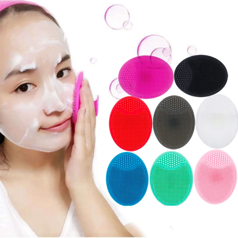 

1Pcs Silicone Cleaning Brush Washing Pad Exfoliating Blackhead Remover Facial Deep Cleansing Face Brushes Baby Bath Massager