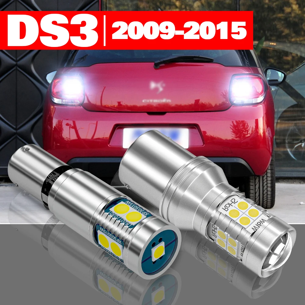 

For Citroen DS3 2009-2015 Accessories 2pcs LED Reverse Light Backup Lamp 2010 2011 2012 2013 2014