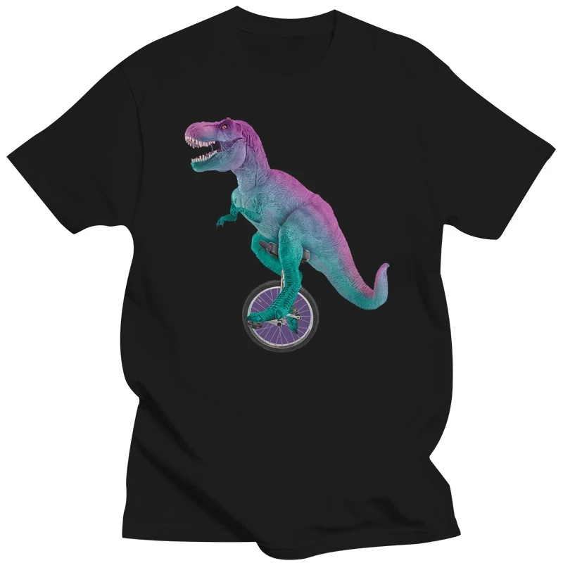 

Lost Gods Unicycle Dinosaur Mens Graphic T Shirt