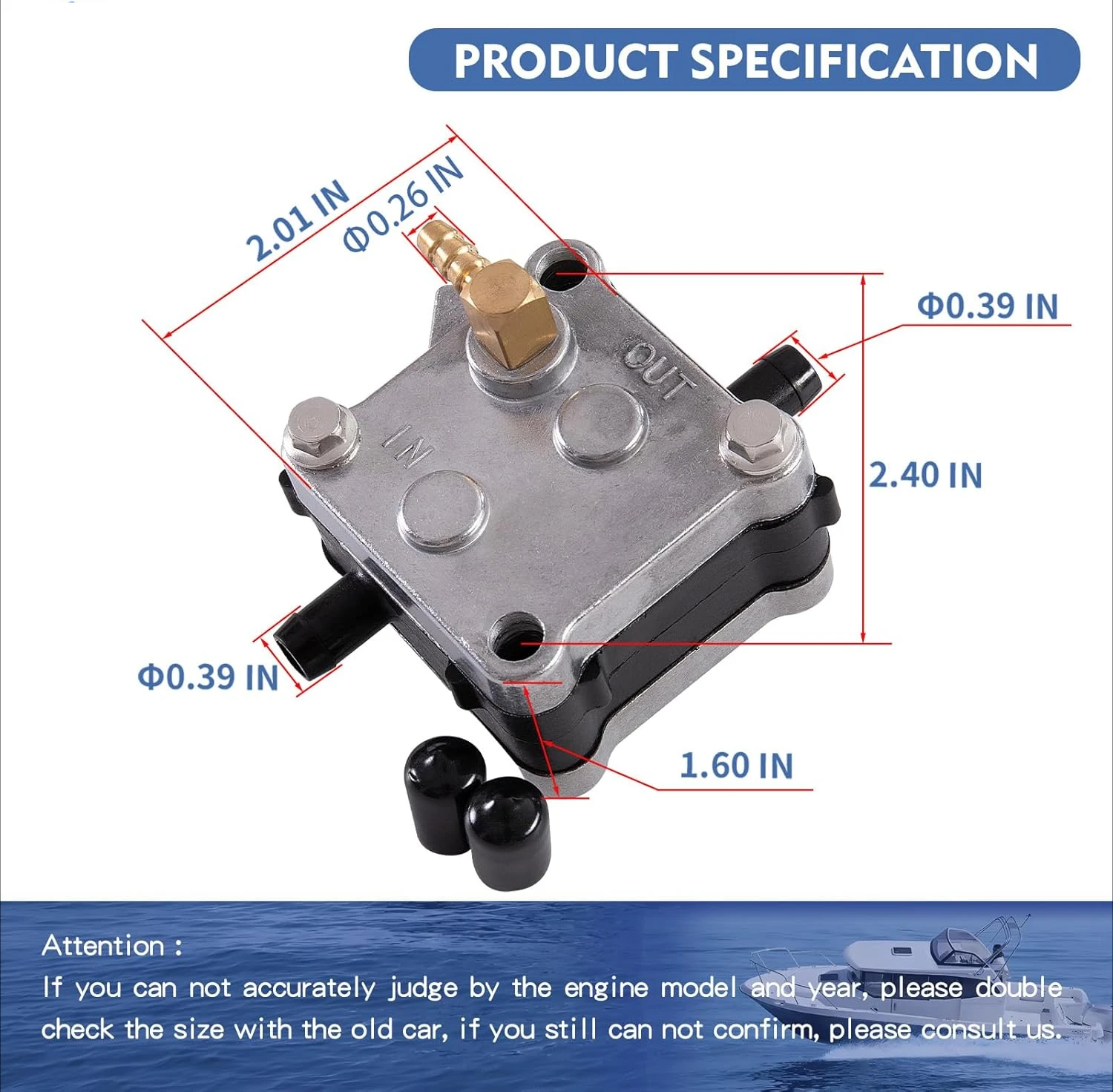 14360A78 Топливный насос для подвесных моделей Mercury Mariner 98766-C1 30–300 л.с. 14360A73 14360A43 14360A50
