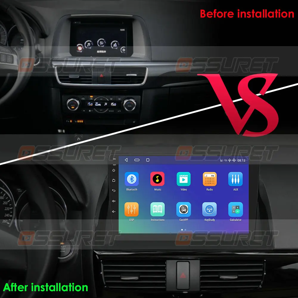 Автомагнитола для Mazda CX5 CX-5 CX 5 2012-2015 10 дюймов GPS-навигация Android | Автомобили и