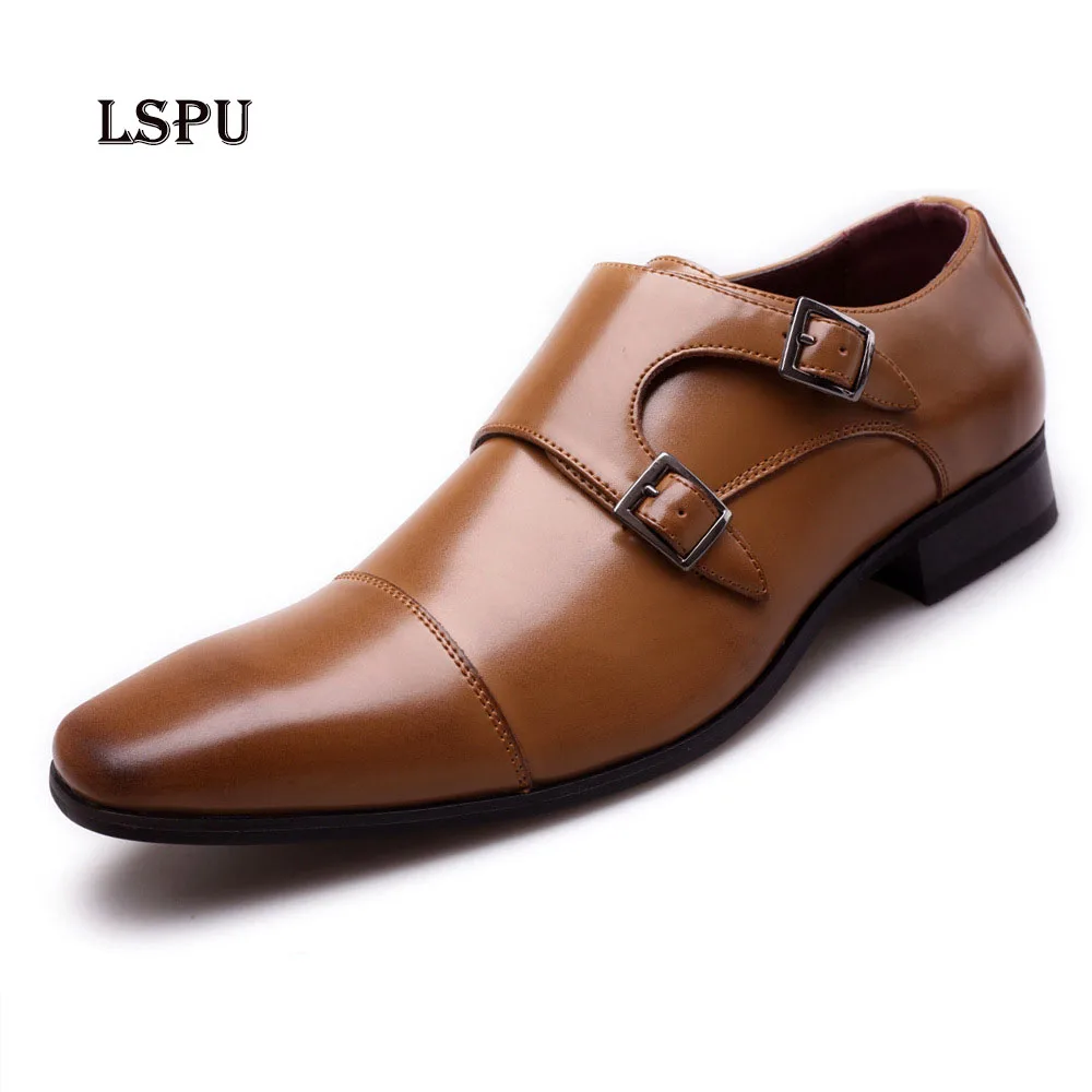 

Fashion Casual Shoes 2022 Man Leather Comfortable Flat Office Men Hasp Dress Shoes Spring Plus Size 39-48 Factory Dropship Store
