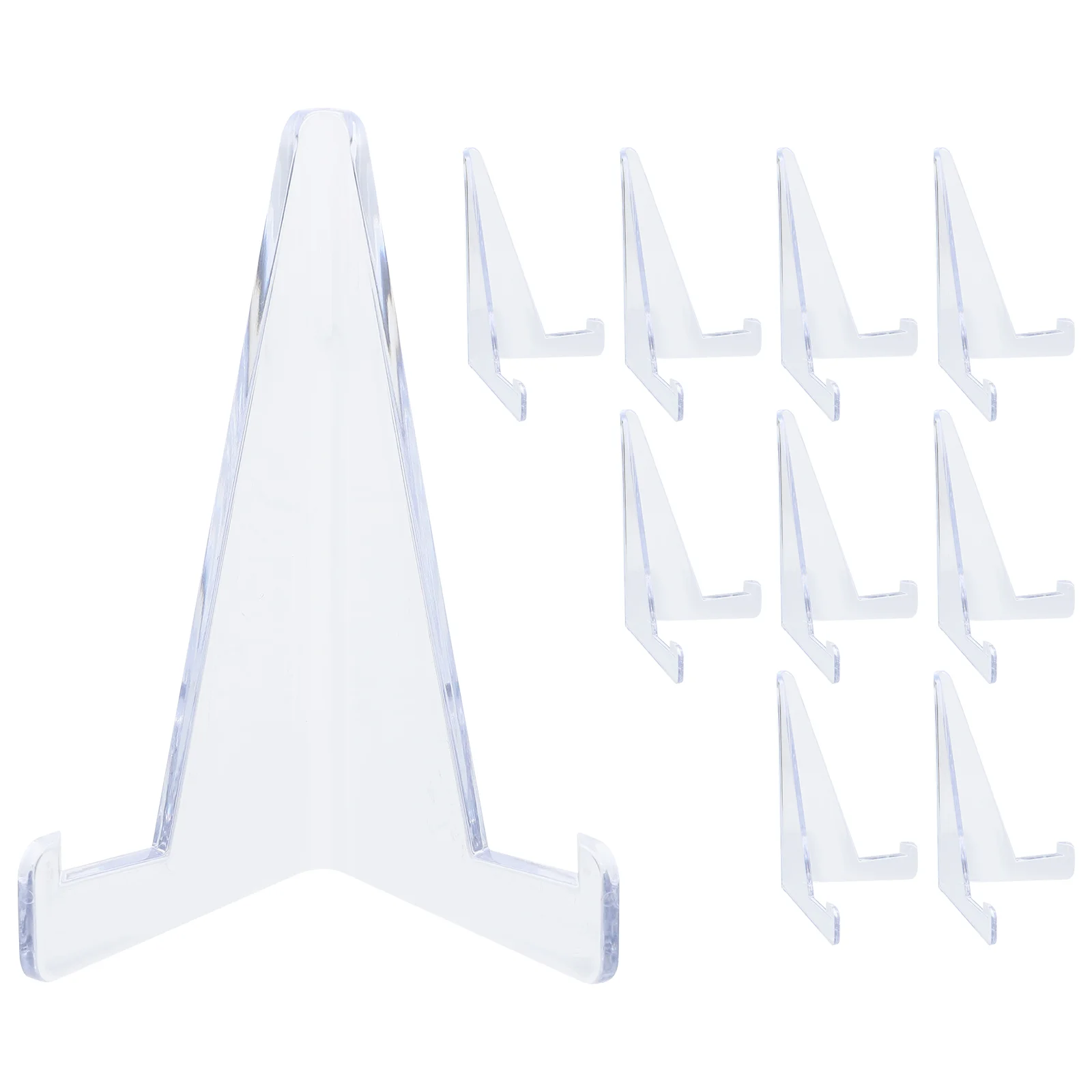

10 pcs Acrylic Easel Stand Acrylic Tripod Easel Tabletop Display Easels Small Easels