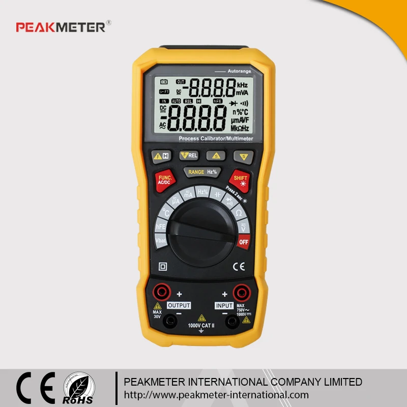 

4000 Counts 4-20mA Loop Process Calibration Multimeter MS7282