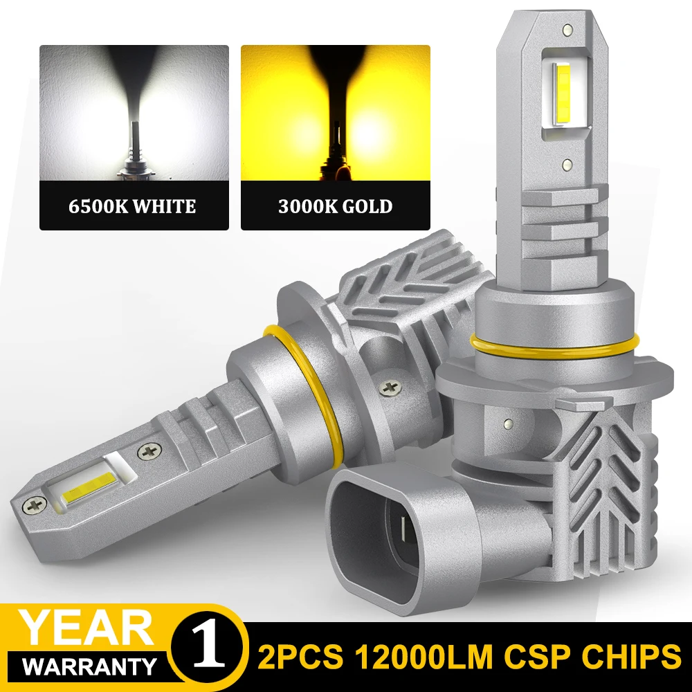 

2x LED Front Fog Light Bulb 9005 9006 HB4 HB3 LED Canbus H8 H9 H11 H10 H16JP Turbo Car Lamp For Toyota RAV4 Prius Corolla Camry