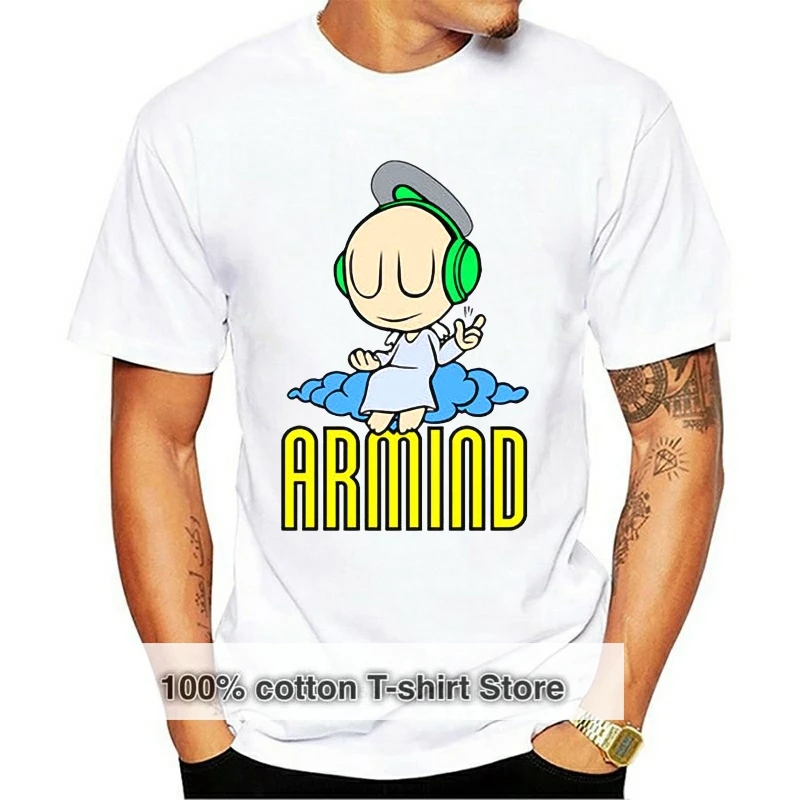 

Armind Trance Music Armin Van Buuren Band T-Shirt Black White Short-Sleeved Tee Shirt