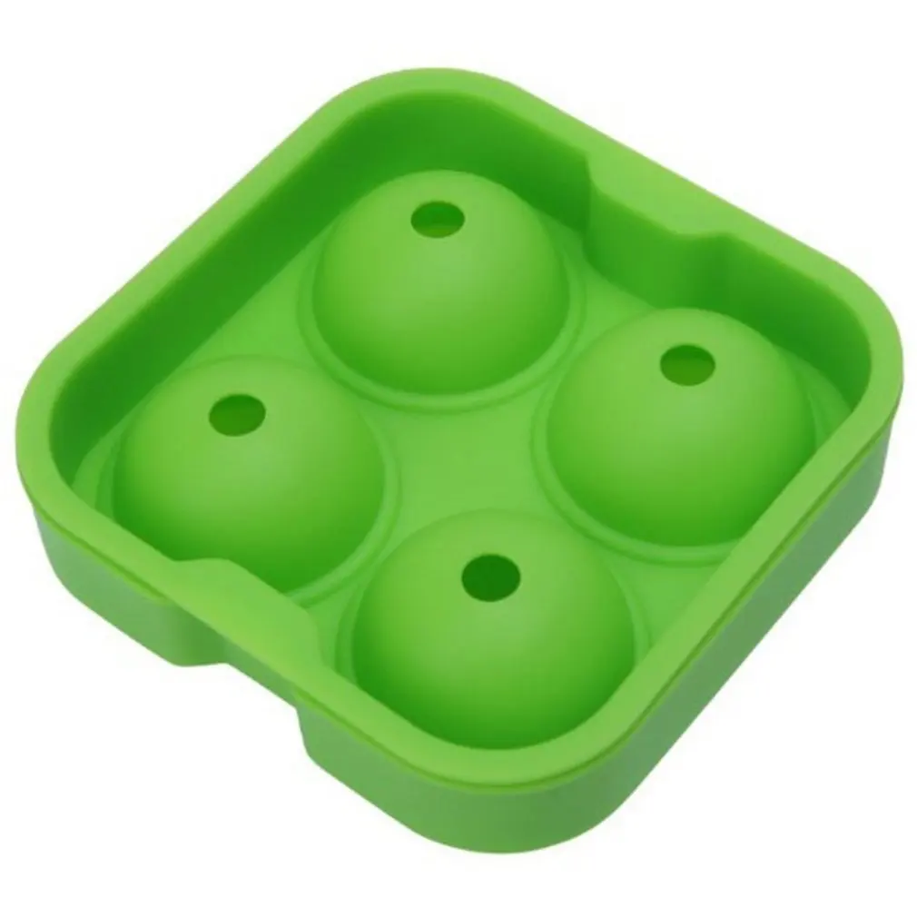 

4 Holes Spot Ice Hockey Homemade Frozen Box Portable Ice Diy Ice Hockey Mold Silicone Home Small Sound Ball Box