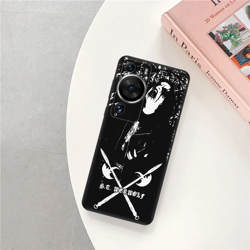 Ультратонкий Мягкий чехол для Huawei P40 P30 Lite P20 Pro P Smart Moto G200 G30 G31 One Fusion ghosteгрин черный