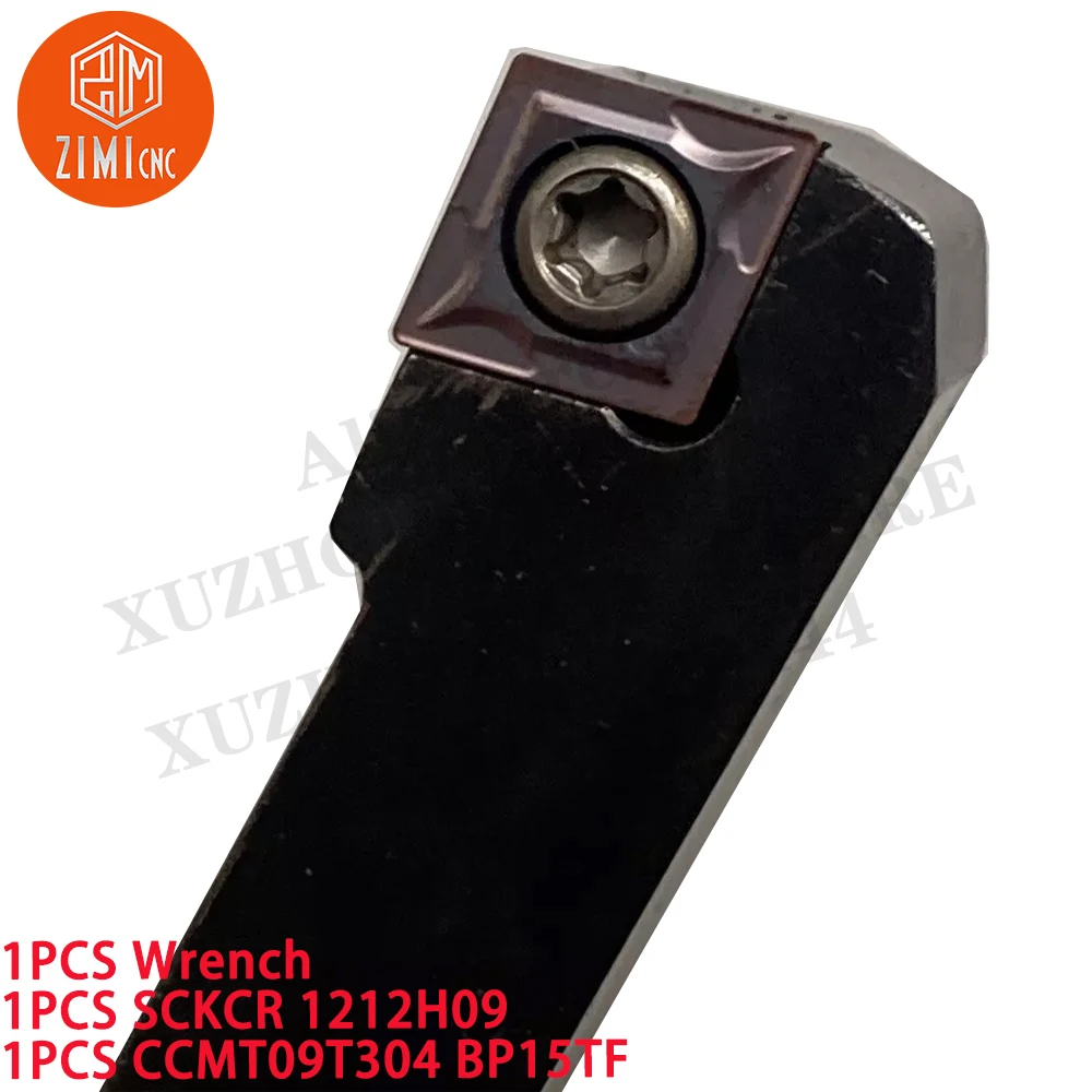 1PCS SCKCR1212H09 Индексируемый держатель токарного инструмента + CCMT09T304 BP15TF