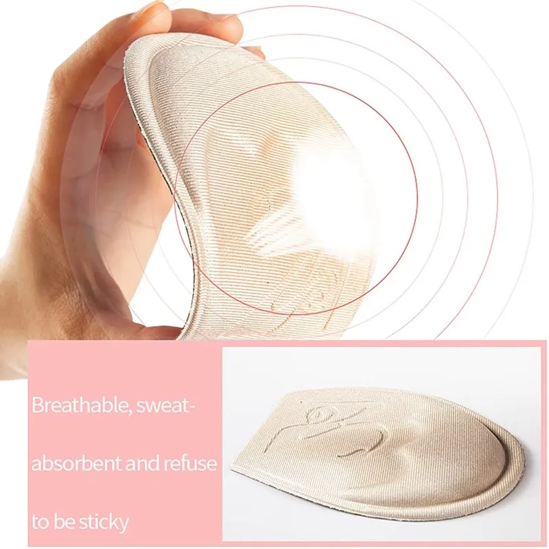 Forefoot Pads for Women High Heels Half Insoles Forefoot Anti-Slip Pain Relief Insert Shoe Size Reduce Filler for Too Big Shoes