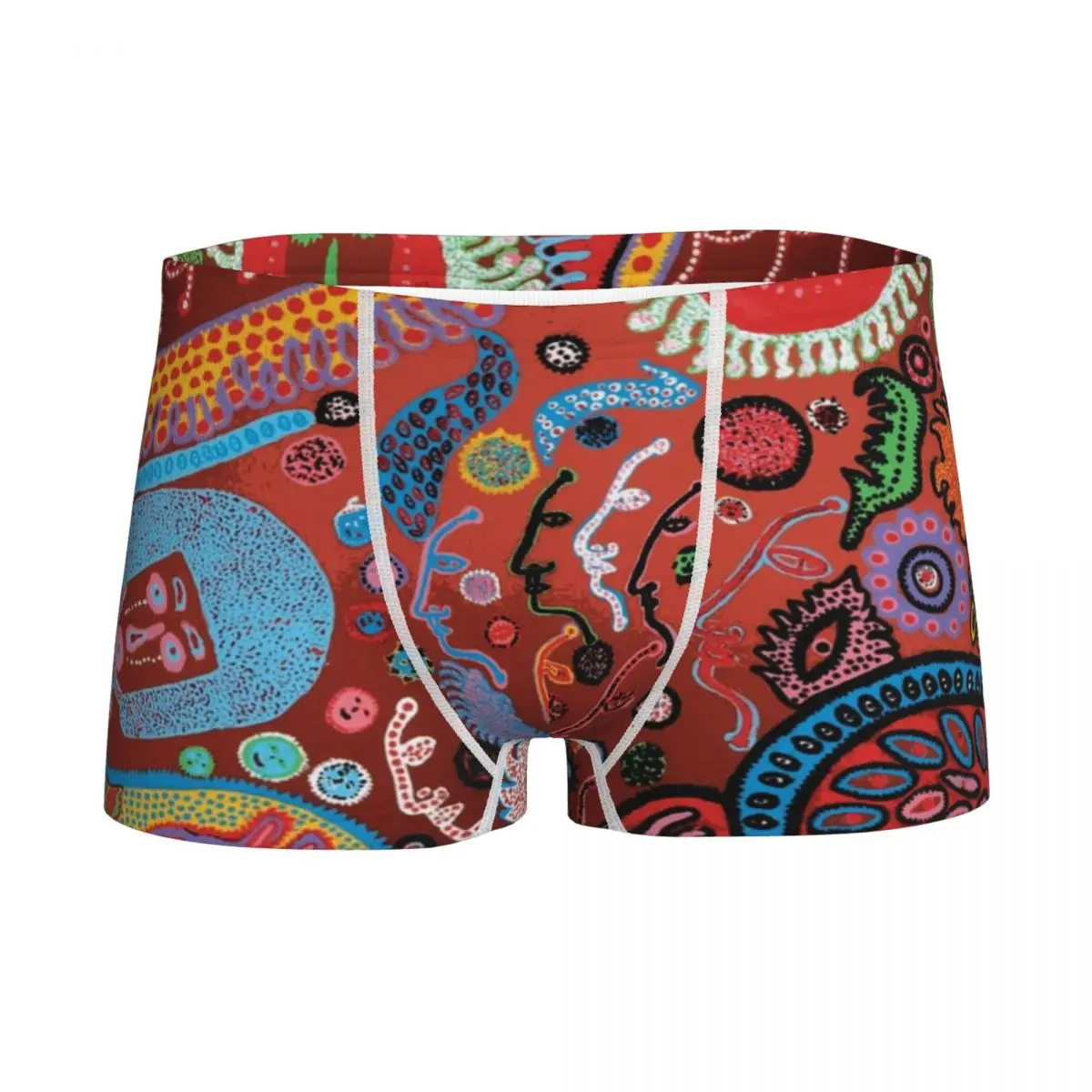 

Boys Yayoi Kusama Fungus Boxers Cotton Young Breathable Underwear Polka Aesthetic Children's Panties Funny Teenage Underpants