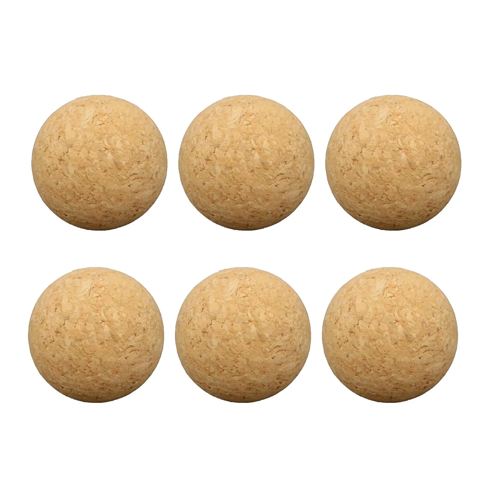 

6x Table Football Cork Table Soccer Football Machine Replacement Accessories
