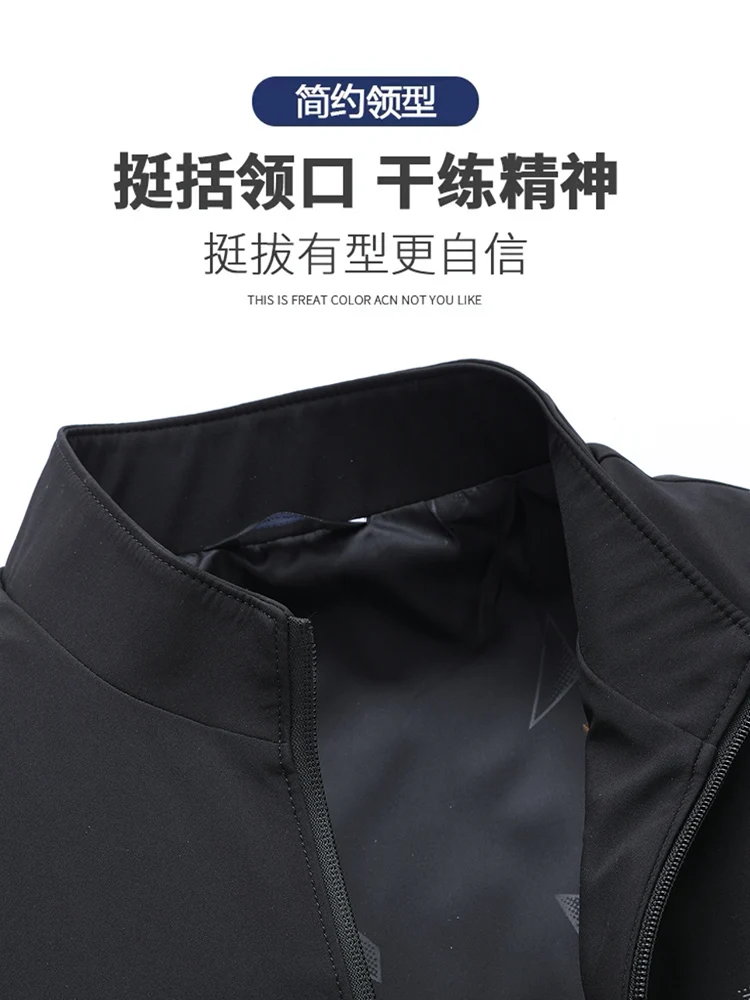 Dad Outerwear Spring and Autumn Men's Jacket 2024 New Clothes Middle-Aged Top Casual