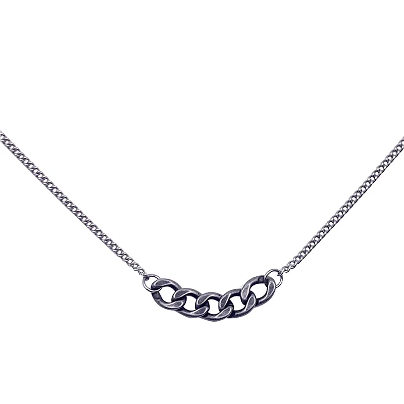 Ожерелье для мужчин в стиле хип-хоп Рок ожерелья из нержавеющей стали