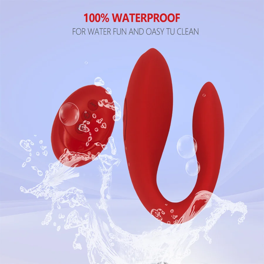 Беспроводной пульт дистанционного управления U-образный фаллоимитатор вибратор