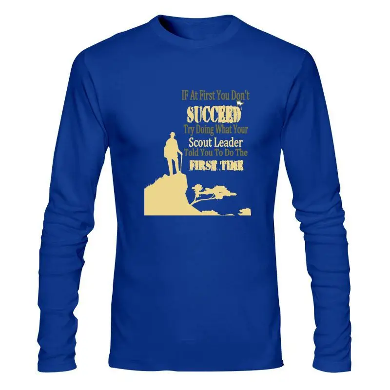 Man Clothing New Funny Scout Leader T-Shirt Cub Camping Boy Hiking Scouting Scout Leader Cub Scout
