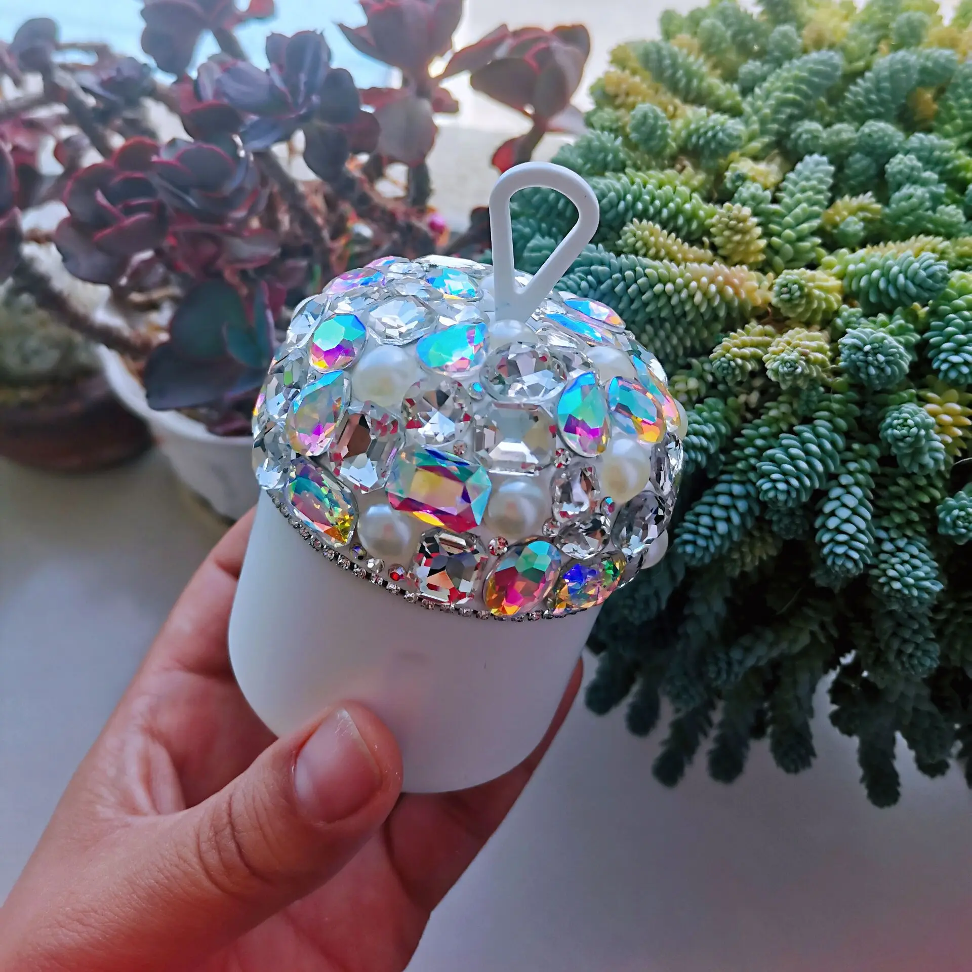 Роскошная прозрачная косметическая губка Пыленепроницаемая коробка для