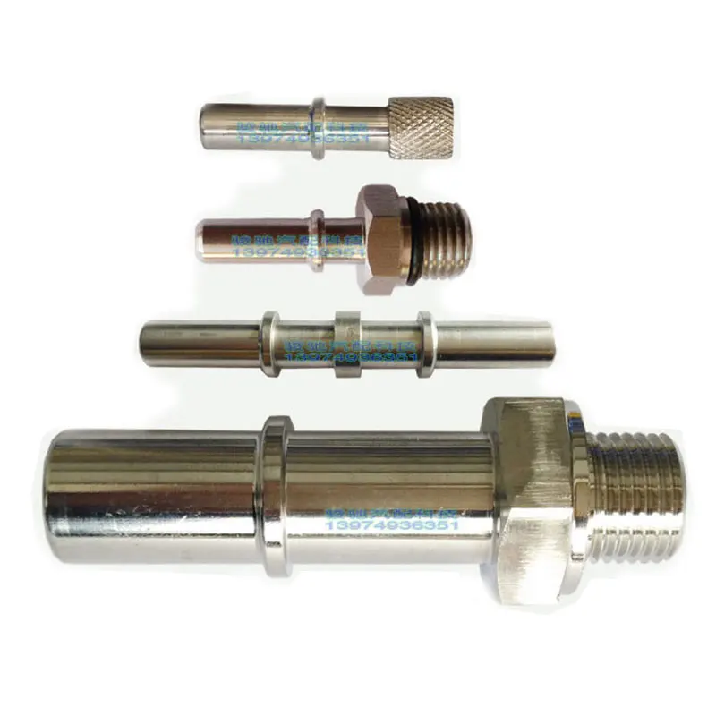 

Automobile Fuel Pipe Quick Connector Stainless Steel External Thread Male Connector Part Four 1pc