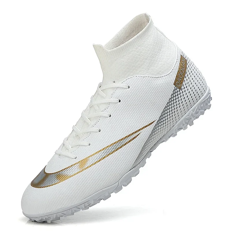 

Quality Unisex Football Boots Men Wholesale Soccer Shoes Assassin Chuteira Campo TF/AG Football Sneaker Futsal Training Shoes