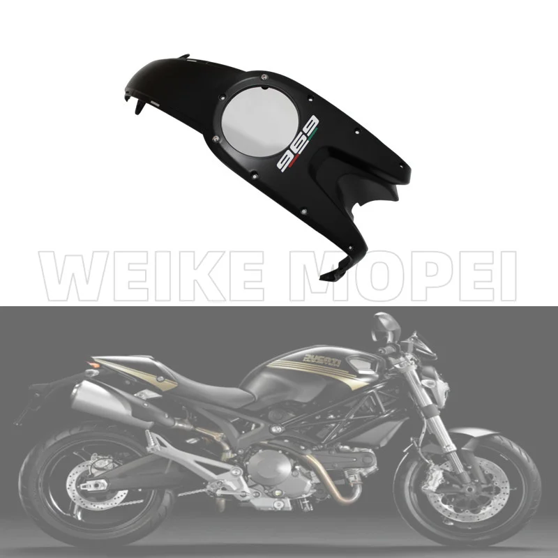 

Matte Black Front Tank Cover Guard Trim Fairing Cowl Panel For Ducati Monster 696 795 796 1100
